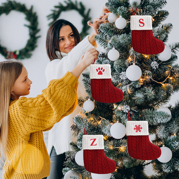 Kootud tähega jõulukamps, kassijala motiiviga, Materjal: Riie, Bränd: Qiaochi, Kood: Sdw066, Jõulupuu kaunistus