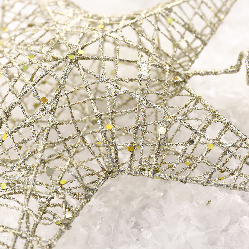 Karácsonyfa csúcscsillag, vasból, félig kézi gyártású, modern minimalista stílus, kategória: karácsonyfa csúcscsillag, alkalmas karácsonyra