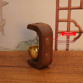 Varš durvju zvans ar vēja zvanu un magnētisku misiņa piekari, japāņu roku darbs