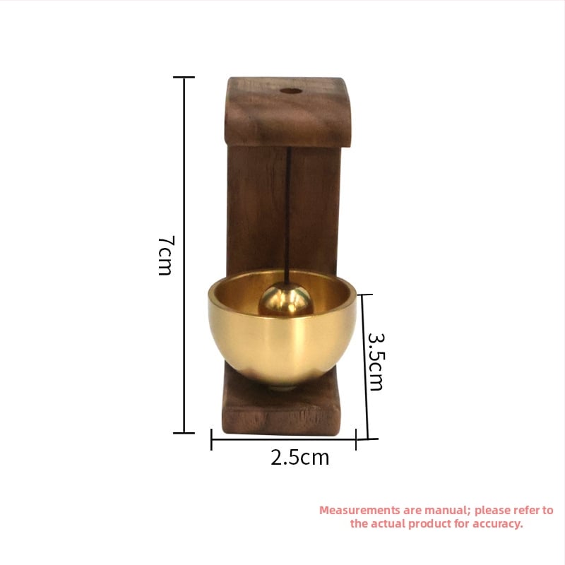 Varš durvju zvans ar vēja zvanu un magnētisku misiņa piekari, japāņu roku darbs