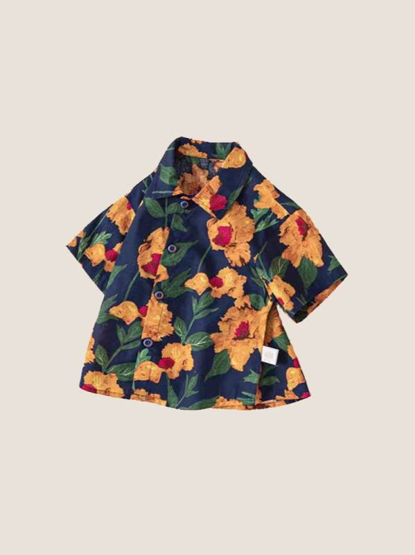 Cămașă copii Easy Cartoon, unisex, mâneci scurte, 3–8 ani (100–140 cm), amestec poliester, modele: plasa, desene animate, litere, camuflaj, abstract