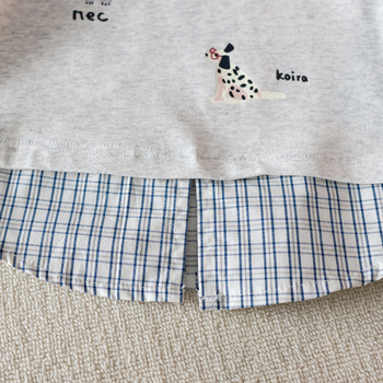 Cămașă pentru copii, stil coreean, mâneci lungi, guler rever, imprimeu desene animate