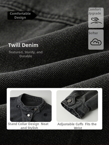 Mergaitėms džinsinė striukė su karoliukais, medvilnė, užtrauktukas, švelni apdaila, Korėjos stilius, ruduo, 3–8 metų vaikams