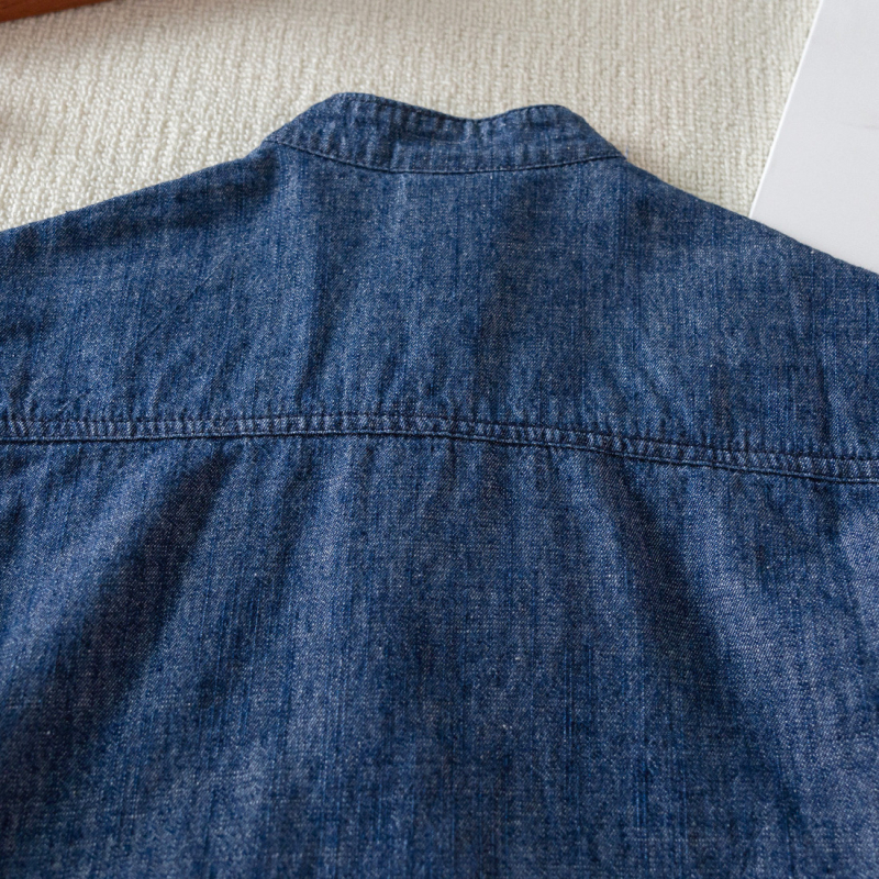 Детска памучна риза със ла-пел яка, дълги ръкави, унисекс, корейски стил, есен 2025