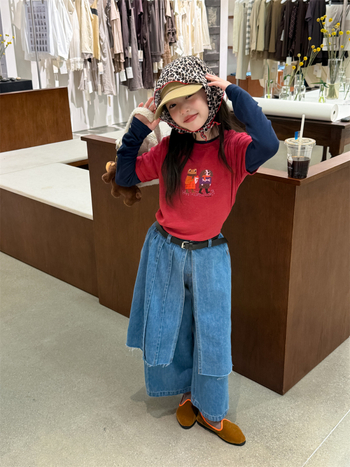 Laste püksid - Korea versioon, casual (85% puuvill, elastne vöö, pikad püksid, sügis)