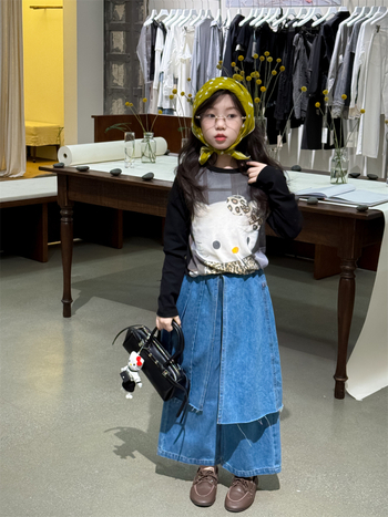 Laste püksid - Korea versioon, casual (85% puuvill, elastne vöö, pikad püksid, sügis)