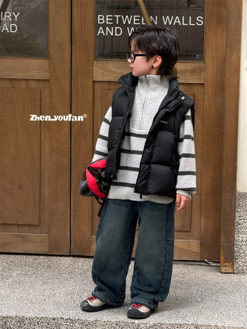 Laste talvised džinsid poistele – Twill denim, keskmise talje elastne vöö, 88,5% puuvill / 8,2% polüester / 3,3% elastaan