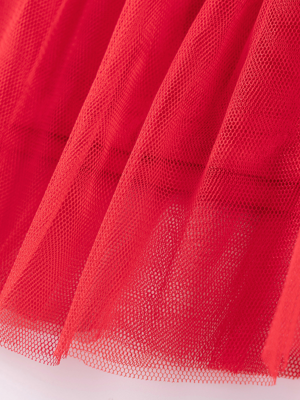 Little Maven Rochie din bumbac pentru copii, toamnă, stil prințesă, model desen animat, mâneci lungi, căptușeală poliester