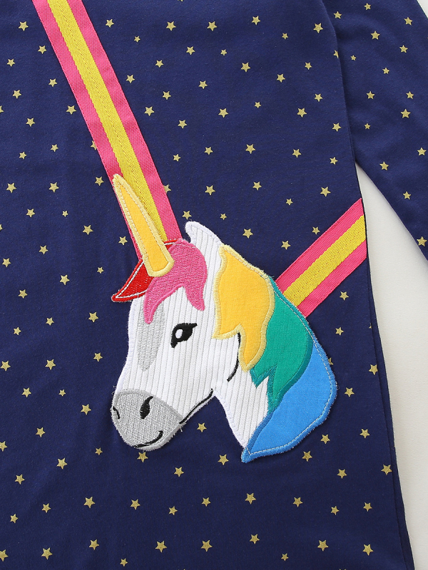 Lányoknak szóló ruha hímzett virágokkal, kötött pamutból, 100% pamut bélés, hosszú ujjú, hercegnő-stílusú mintával