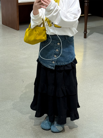 Korėjiečių versijos medvilninis dviejų dalių komplektas vaikams, vienodo rašto, nereguliarus kraštas, 8+ metų vaikams, vasara (rudenį 2025)