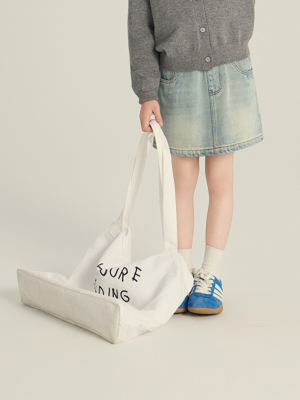 Mergaitėms džinsinis A linijos sijonas, Korėjos stiliaus, 88% medvilnė, 9% poliesteris, 3% viskozė, nylono pamušalas, amžius 3–8 metai