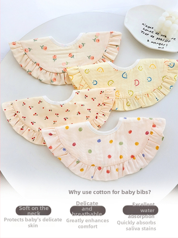 Princesės kūdikių seilių skara – vandeniui atspari, dėmėms atspari, 95% medvilnė, vienas, unisex