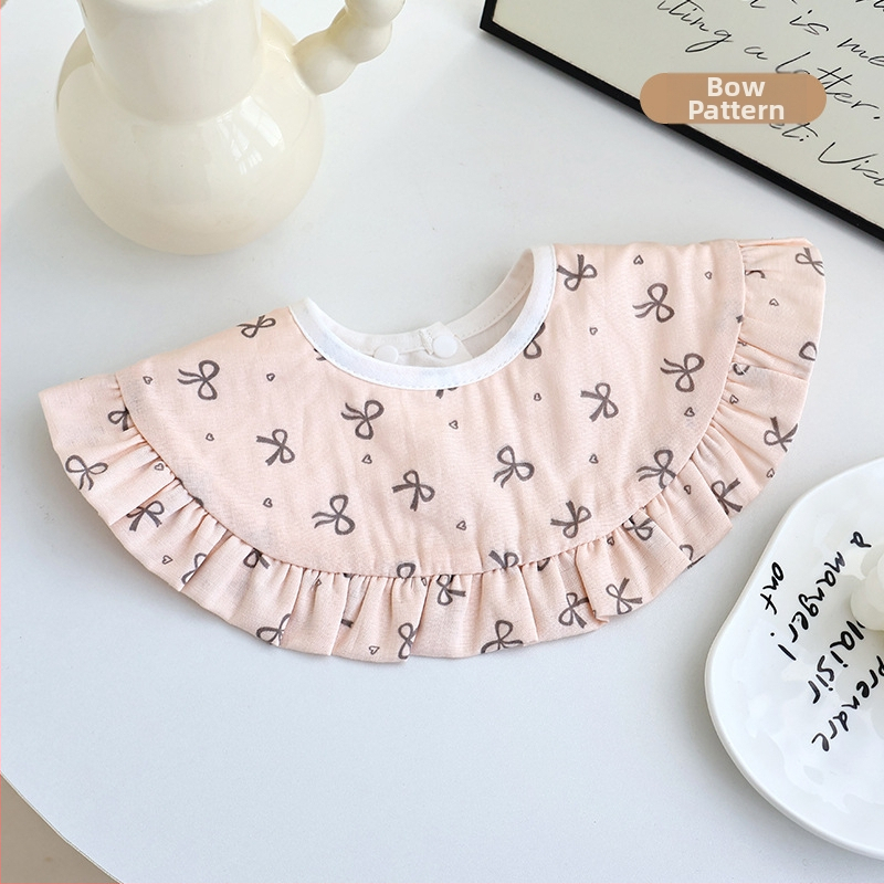 Princesės kūdikių seilių skara – vandeniui atspari, dėmėms atspari, 95% medvilnė, vienas, unisex