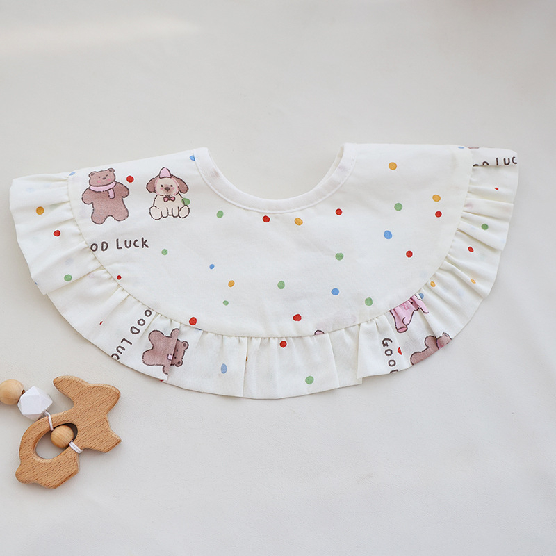 Princesės kūdikių seilių skara – vandeniui atspari, dėmėms atspari, 95% medvilnė, vienas, unisex