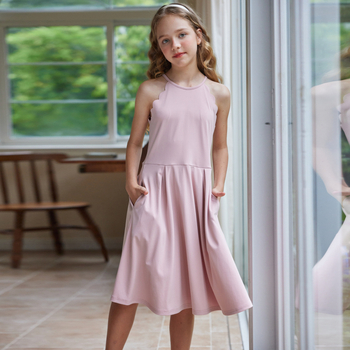 Princų stiliaus vaikų suknelė su A linijos siluetu, vienspalvė, audinys 95% poliesteris, 5% elastanas, vaikams nuo 3 iki 8 metų