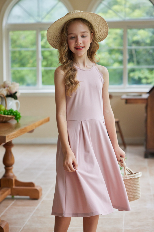 Princų stiliaus vaikų suknelė su A linijos siluetu, vienspalvė, audinys 95% poliesteris, 5% elastanas, vaikams nuo 3 iki 8 metų