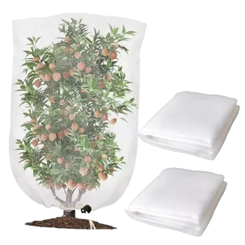 Σετ τριών μερών: κυπελλοειδές προστατευτικό πλέγμα για φυτά, εντομοαποκλειστικό και προστασία από πτηνά, διαπερατό αέρα (Τριών μερών σετ, Πλαστικό, Προστασία φυτών)