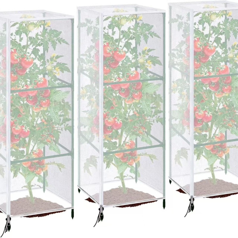 Κάλυμμα διχτυού κατά εντόμων για ντομάτες, θερμοκήπιο και κήπο – πλαστικό, απωθητικό εντόμων και πουλιών