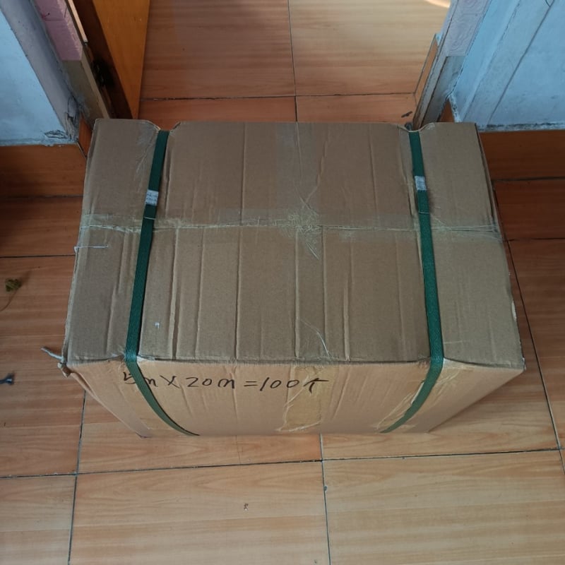 Птицезащитна нейлонова мрежа за овощни градини, рибни езера и летища (размер на отвора 3x3, диаметър на нишката 150 d, експлоатационен срок 0.6)