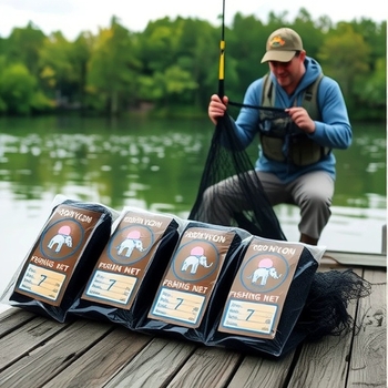 Найлонова птицезащитна мрежа с висока плътност, окото 1.5x1.5 мм, диаметър на нишката 150 d, марка Jun Hongtu