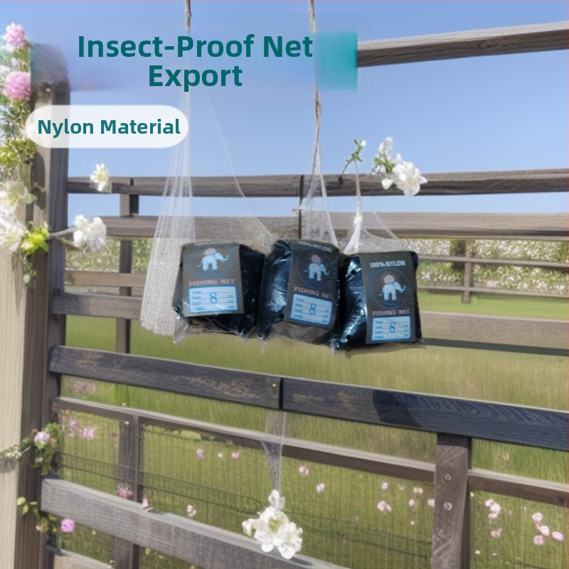 Linnuvõrk kõrge tugevusega polüestrist | Aukude suurus 3x3 | Sõlmede diameeter 150 d | Kestvus 0,6 | Bränd Jun Hongtu