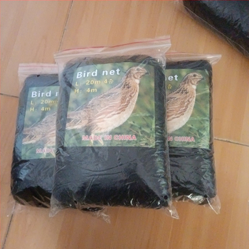 Мрежа за птици за градини и водоеми – Нейлон, отвори 3x3, диаметър на нишката 150D, експлоатационен живот 0,3