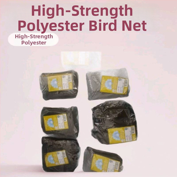 Мрежа против птици, найлон с висока якост, 150D нишка, срок на експлоатация 0,6 години, марка Jun Hongtu