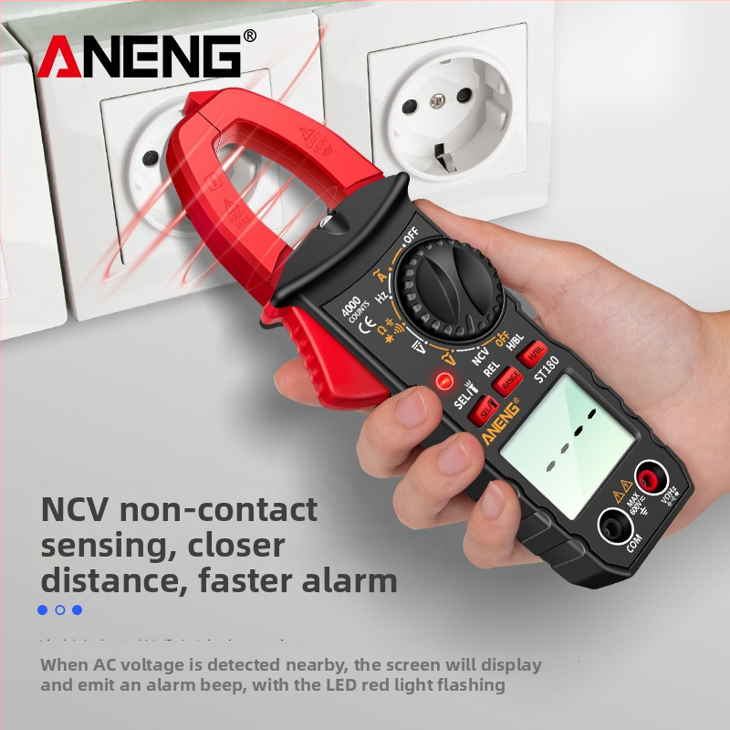 Digitālais klipsmetrs ANENG ST180, AC/DC mērījumi, 600 V, 400 A, 40 MΩ, 4000 rādījumi