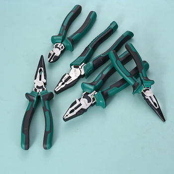 Tiger електрически клещи с офсетни челюсти, многофункционални, високовъглеродна стомана