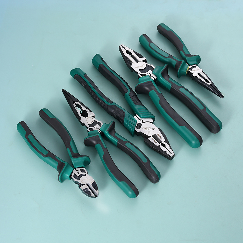 Tiger електрически клещи с офсетни челюсти, многофункционални, високовъглеродна стомана