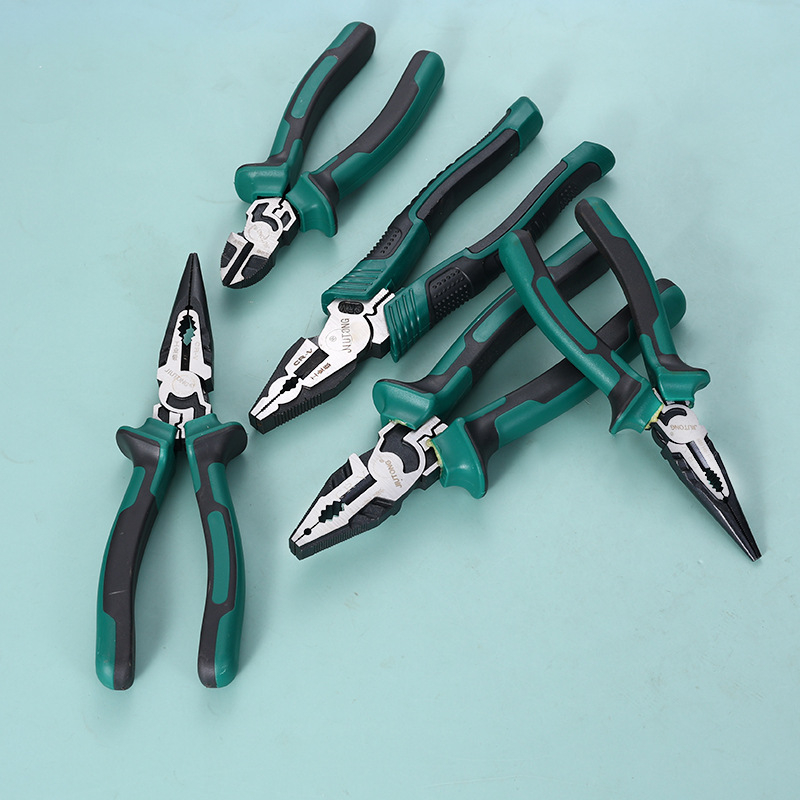 Tiger електрически клещи с офсетни челюсти, многофункционални, високовъглеродна стомана