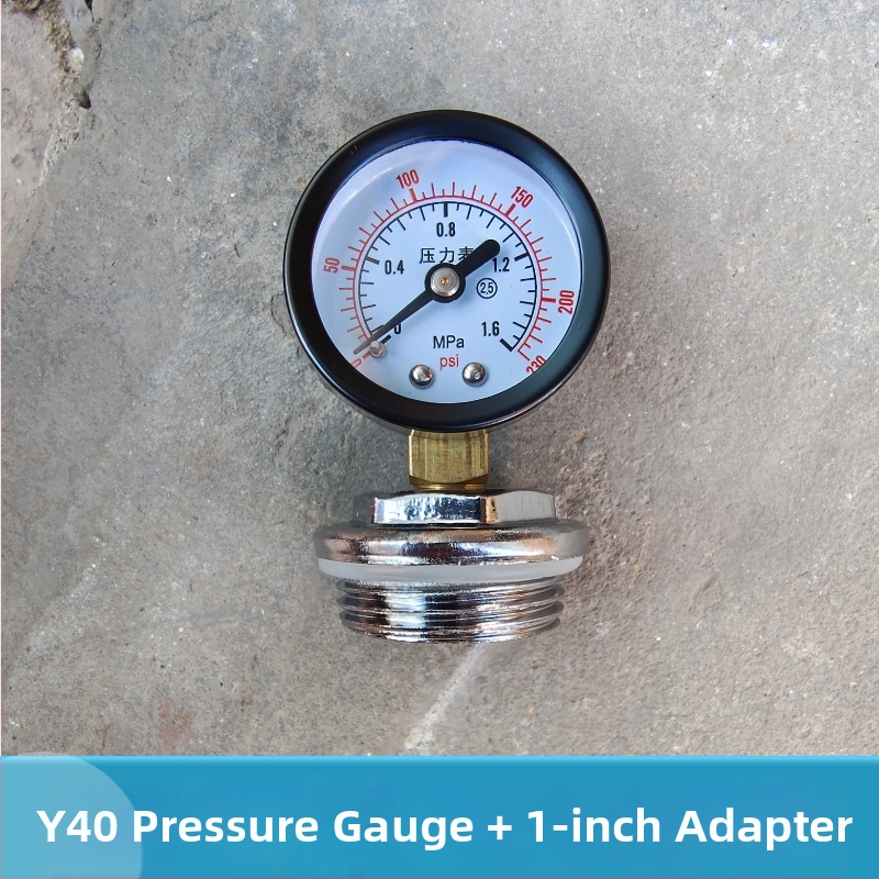 Y40 diafragma rõhu manomeeter – aksiaalne-radiaalne, 0–1.6 MPa, ühendus M10x1