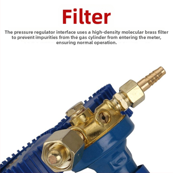 Lämmastiku reguleerija diafragmaga manomeetriga, vahemik 2.5/25, sisemine keermus, nominaalne diameeter 8, ümbritseva temperatuur 30°C