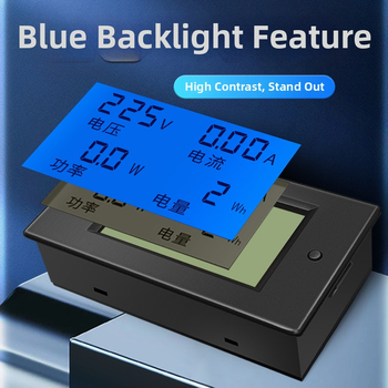 peacefair AC afișaj digital voltmetru și ampermetru, măsurarea puterii și energiei