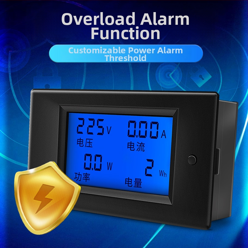 peacefair AC afișaj digital voltmetru și ampermetru, măsurarea puterii și energiei