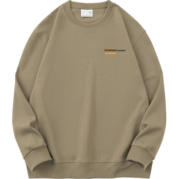 Bavlnený pulóver s okrúhlym výstrihom, dlhými rukávmi, voľný strih, hmotnosť 320 g