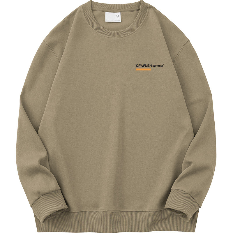 Bavlnený pulóver s okrúhlym výstrihom, dlhými rukávmi, voľný strih, hmotnosť 320 g