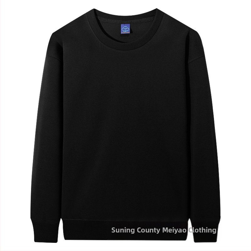 Ťažká mikina s flísovou podšívkou, okrúhly golier, bavlnená zmes ≥96%, dlhé rukávy, voľný strih