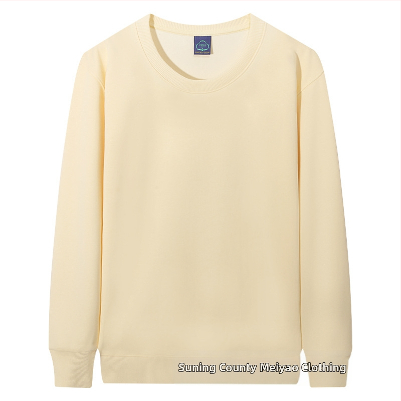 Ťažká mikina s flísovou podšívkou, okrúhly golier, bavlnená zmes ≥96%, dlhé rukávy, voľný strih