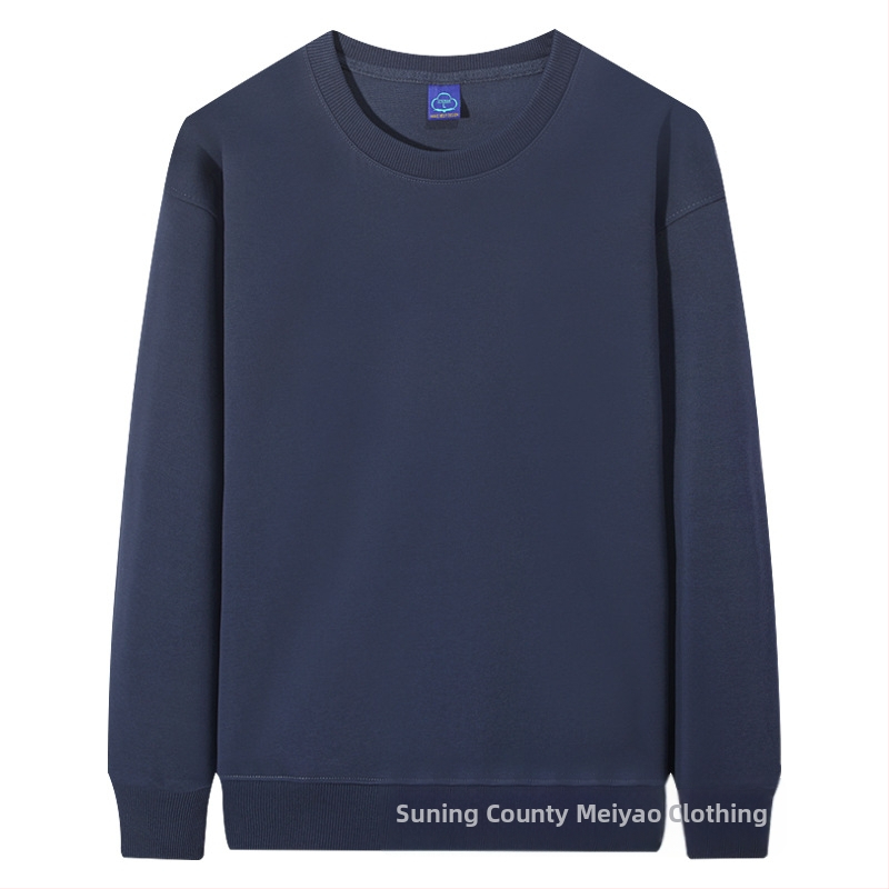 Ťažká mikina s flísovou podšívkou, okrúhly golier, bavlnená zmes ≥96%, dlhé rukávy, voľný strih