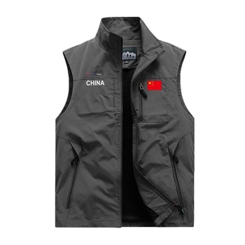 Meeste vest kapuutsiga, tõmblukuga, õhuke materjal, triibuline muster, nailonil põhinev segu