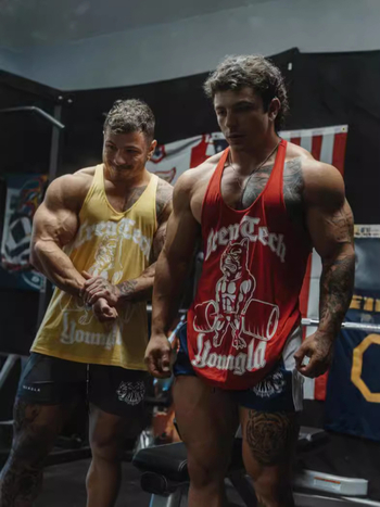 Vesta fără mâneci pentru alergare, amestec de bumbac, cu dungi, pentru antrenamente de vară