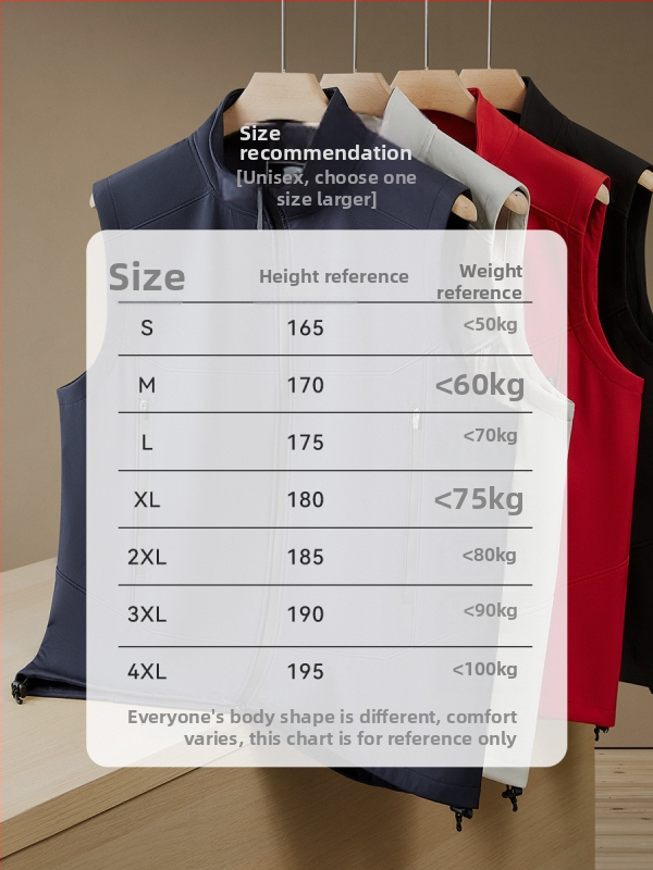 Fleecová podšitá soft-shell vesta, unisex, bez rukávov, so stojacim golierom a zipsom, na jeseň