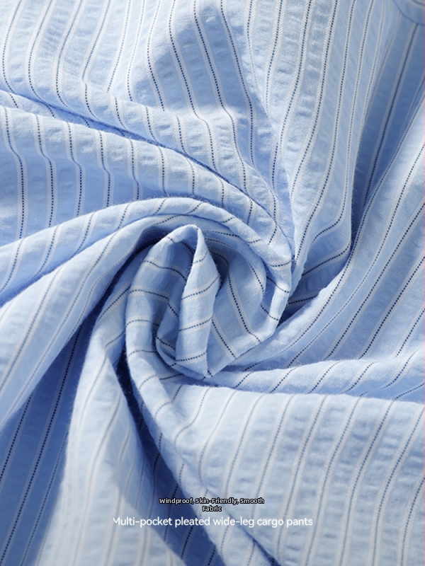 Prúžkovaný kardigán s klopou, voľný strih, jesenná mestská móda, priedušná zmes polyesteru bavlny a viskózy