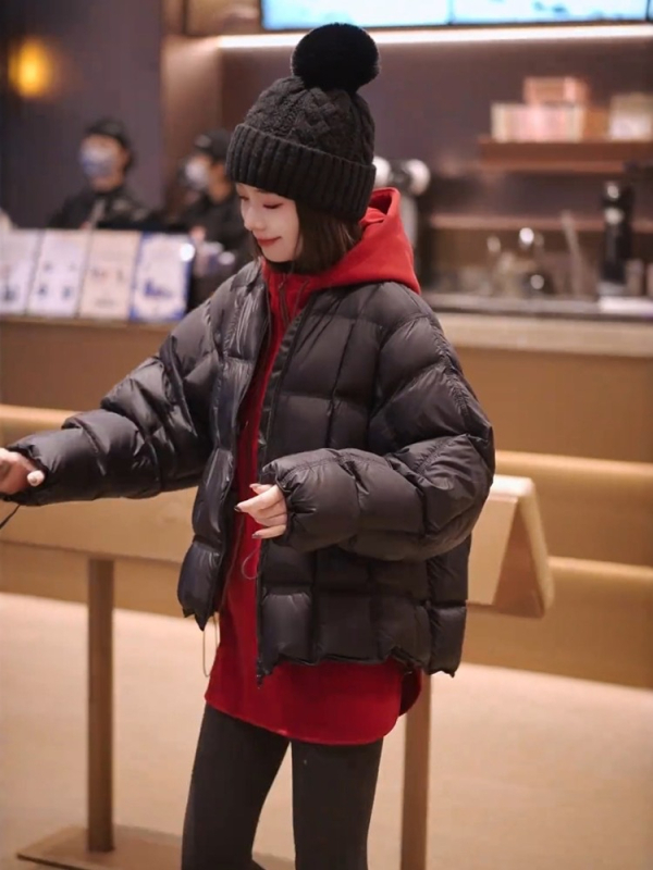 Női kapucnis pulóver fleece-béléssel, vastag, hosszú ujjú, laza szabású