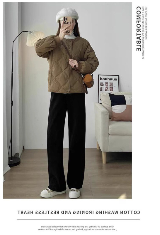 Pantaloni pentru gravide, căptuți cu fleece, groși și comozi, croială largă, susținere pentru burtă, poliester 95%+, spandex <30%