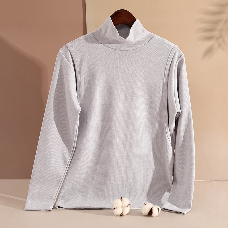 Medvilninis žindymo topas dryžiais, ilgomis rankovėmis, megztinio stiliaus, žindymo prieiga