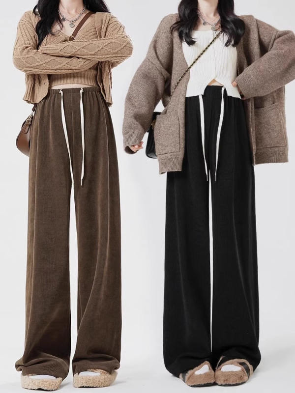 Εγκύου παντελόνια με φαρδιά γραμμή, χαλαρή εφαρμογή, 90–95% πολυεστέρας, άνοιξη–φθινόπωρο/χειμώνας