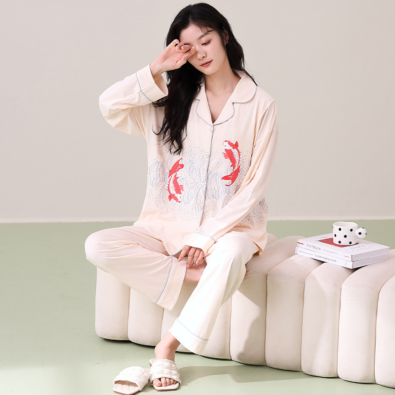 100% medvilnės maitinančios aprangos komplektas su kardiganu, ilgomis rankovėmis, kelnėmis, vidutinio tankio audinys 161–180 g/m², tinkamas visiems sezonams