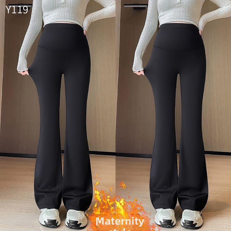 Rasedate slim džinsid fliisvooderiga, keskmise paksusega, kangas: õhu puuvillane, puuvill-poliester segu (<30%), hoiavad sooja